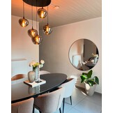 Hanglamp Apples Smoke glas  5 lichts