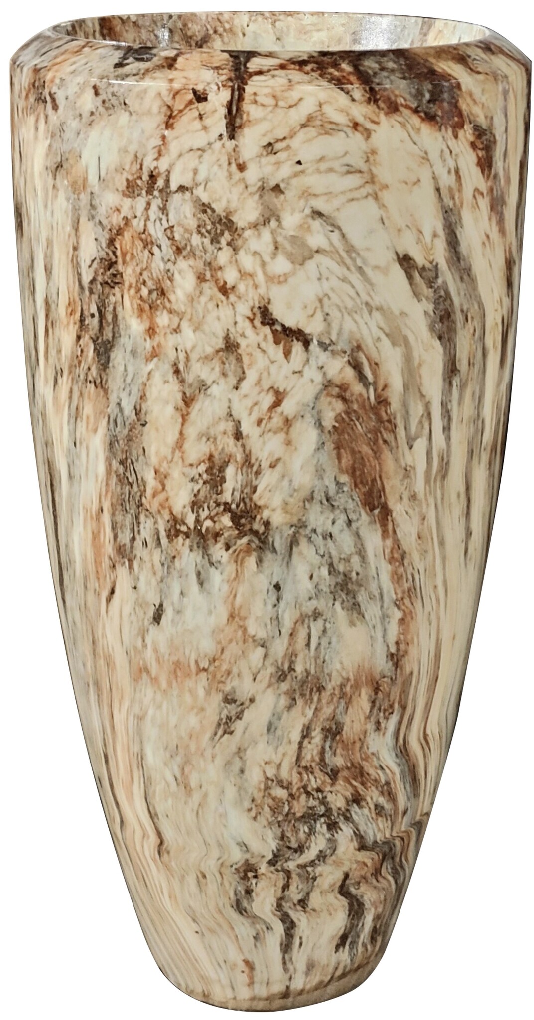 Pot Melly | Bruin Marmer - D40 H90