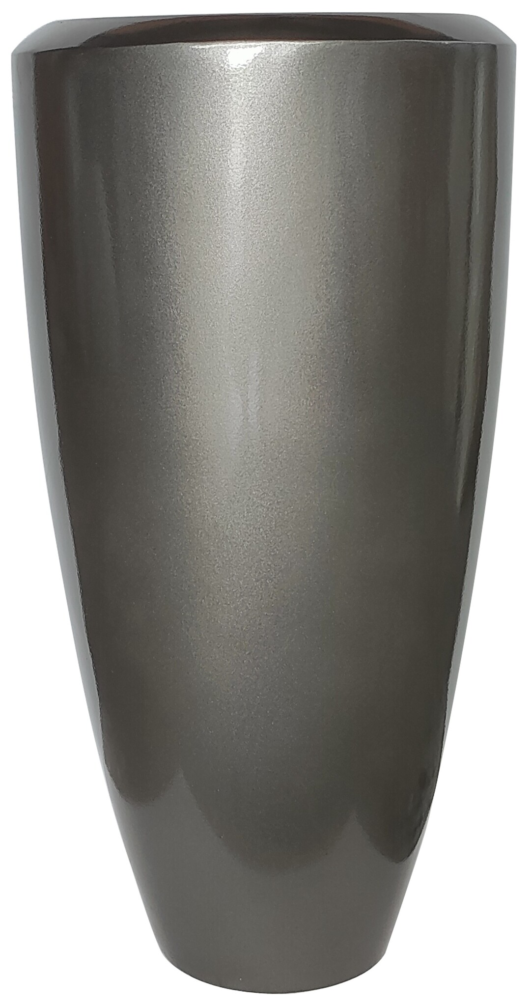 Pot Melly | Hoogglans Smoke Grijs - D40 H70
