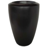 Pot Melly | Mat Zwart - D25 H36 cm