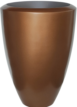 Pot Melly | Mat Koper - D25 H36 cm