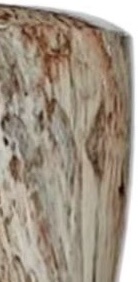 Pot Melly | Bruin Marmer - D25 H36 cm