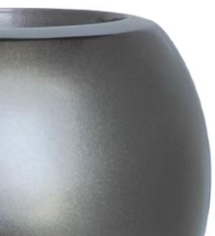 Pot Luna | Smoke Grijs - Rond - D25 H22 cm