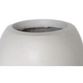 Pot Luna | Mat Wit - Rond - D25 H22