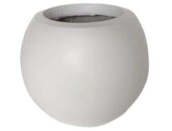 Pot Luna | Mat Wit - Rond - D25 H22
