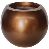 Pot Luna | Mat Koper - Rond - D25 H22 cm