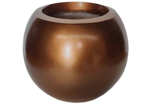 Pot Luna | Mat Koper - Rond - D25 H22