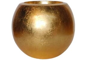 Pot Luna | Goud Bladzilver - Rond - D25 H22