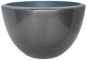 Pot Mia | Smoke Grijs - Rond - Laag - D40 H25