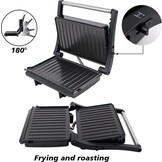 Cheffinger Tosti Apparaat | Zwart