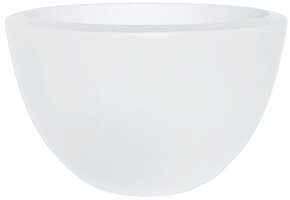 Pot Mia | Mat Wit - Rond - Laag - D40 H25