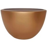 Pot Mia | Mat Goud - Rond - Laag - D40 H25