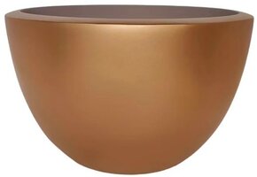 Pot Mia | Mat Goud - Rond - Laag - D40 H25