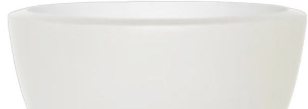 Pot Mia | Mat Cream - Rond - Laag - D40 H25