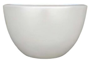 Pot Mia | Pearl White - Rond - Laag - D40 H25