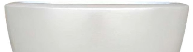 Pot Mia | Pearl White - Rond - Laag - D40 H25