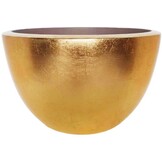 Pot Mia | Goud Bladzilver - Rond - Laag - D40 H25 cm