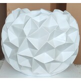 Pot Krater | Mat Wit - Rond