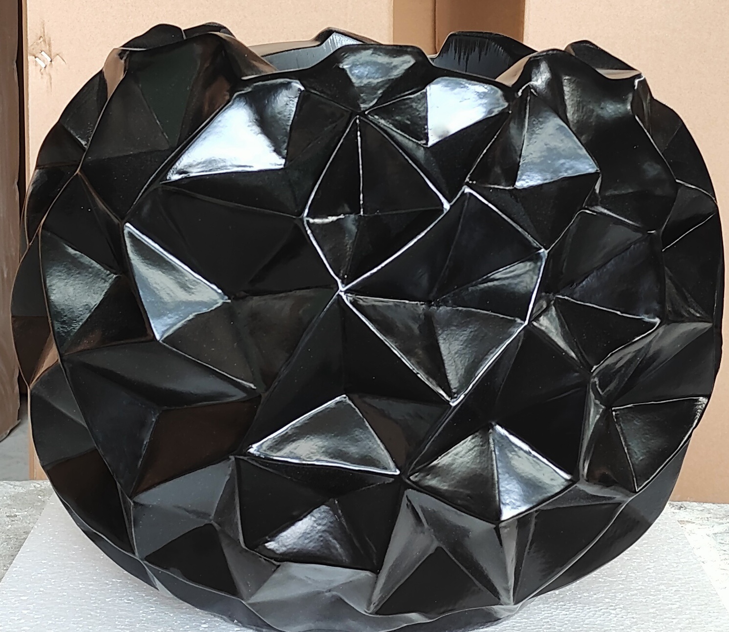 Pot Krater | Mat Zwart - Rond