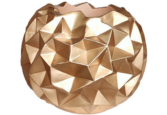 Pot Krater | Mat Goud - Rond