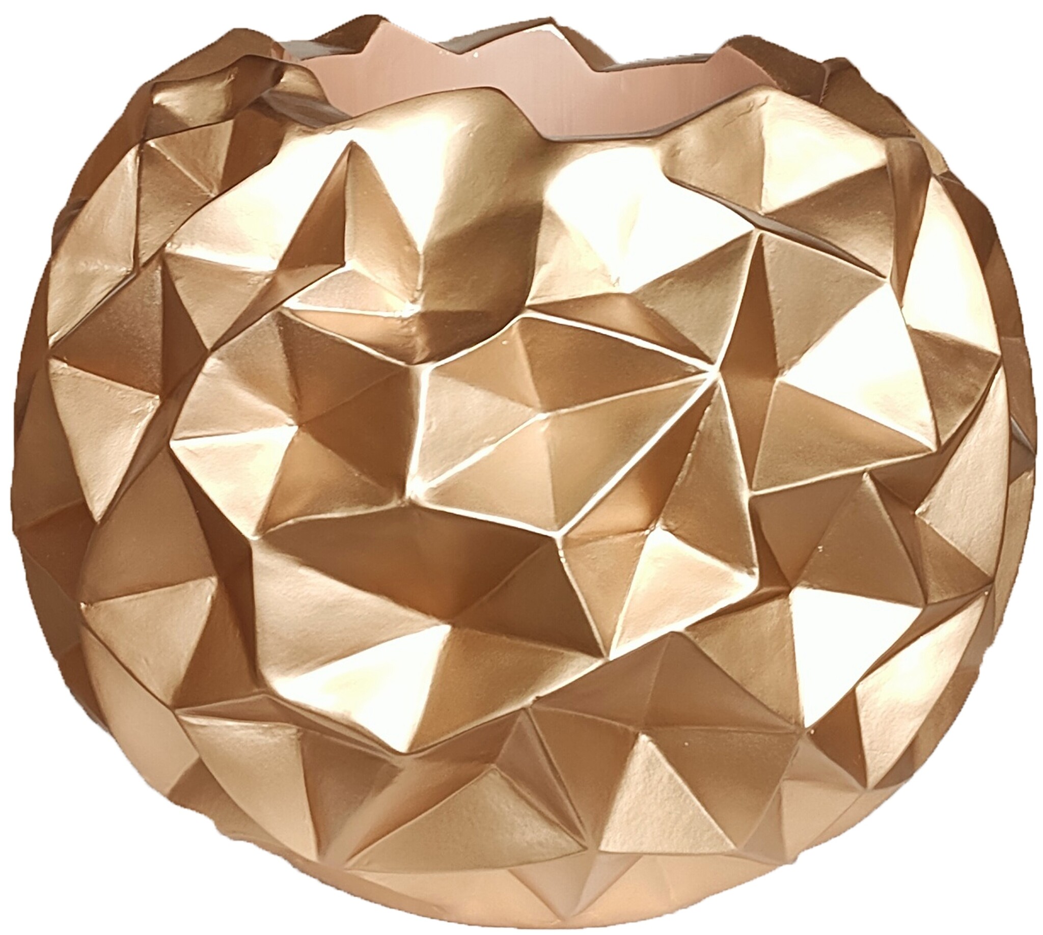 Pot Krater | Mat Goud - Rond