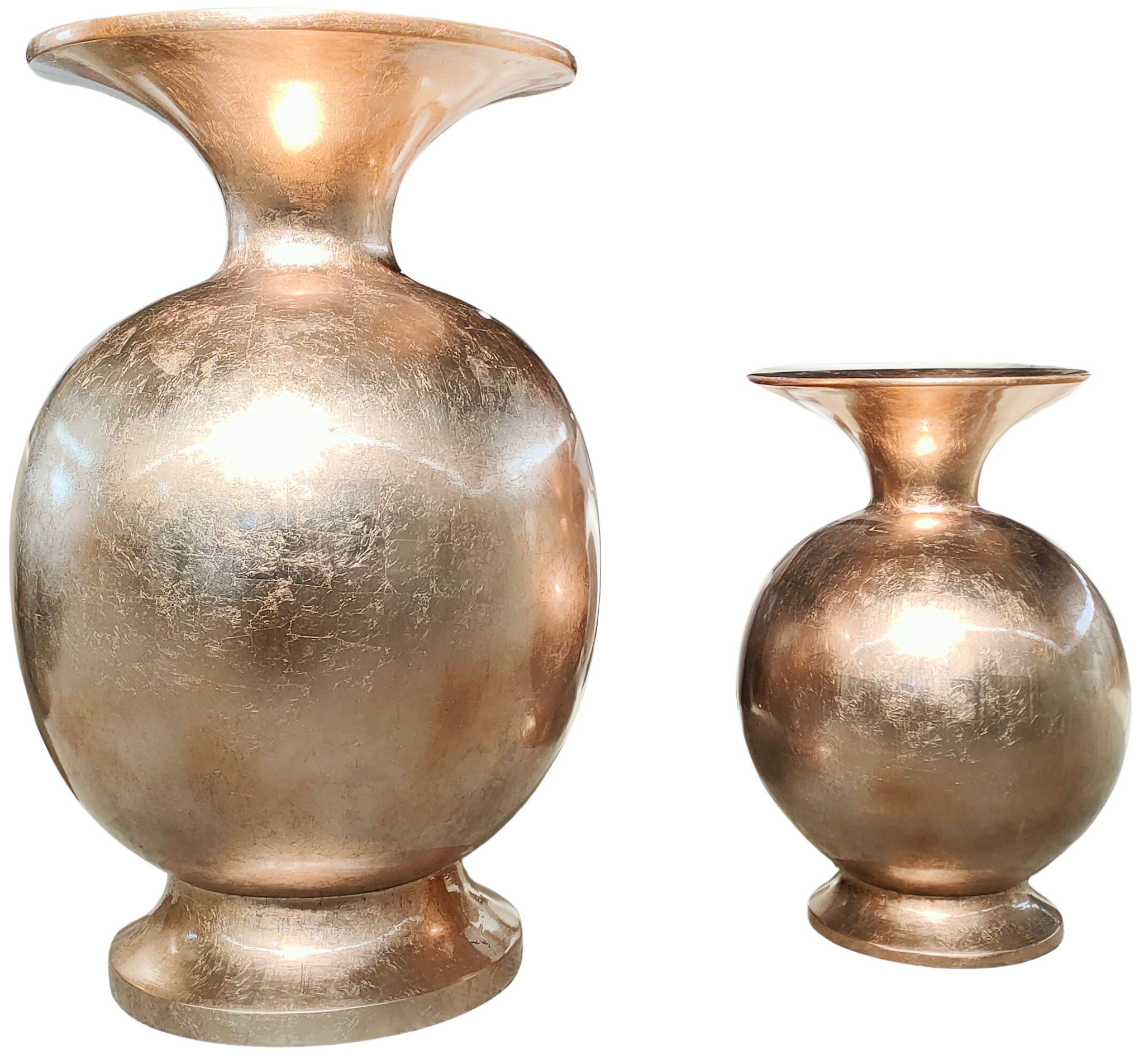 Vaas Pip | Koper Bladzilver