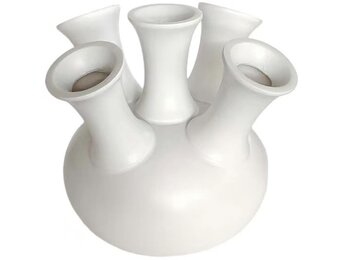 Toetervaas | Mat Wit - D22 H24