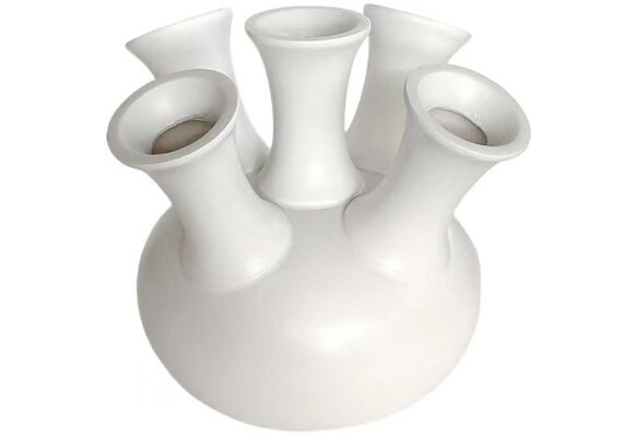 Toetervaas | Mat Wit - D22 H24