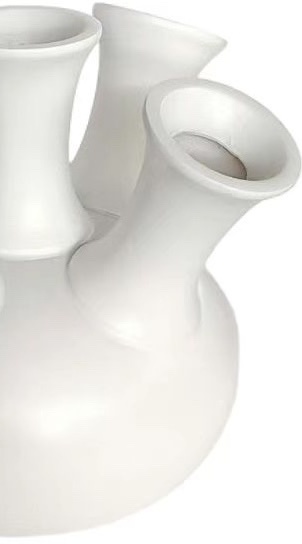 Toetervaas | Mat Wit - D22 H24