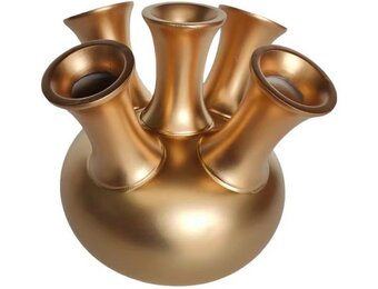 Toetervaas | Mat Goud - D22 H24