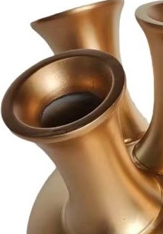 Toetervaas | Mat Goud - D22 H24