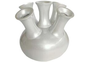 Toetervaas | Pearl White - D22 H24