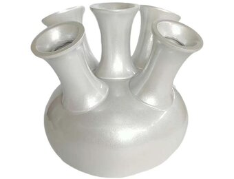 Toetervaas | Pearl White - D22 H24