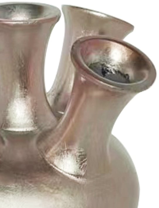 Toetervaas | Koper Bladzilver - D22 H24