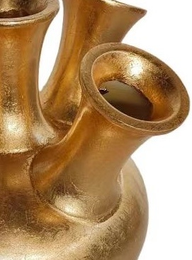 Toetervaas | Goud Bladzilver - D22 H24