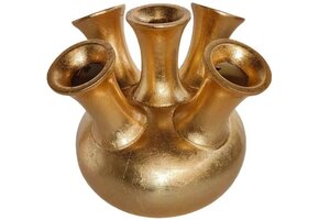 Toetervaas | Goud Bladzilver - D22 H24