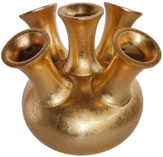 Toetervaas | Goud Bladzilver - D22 H24