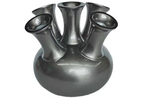 Toetervaas | Smoke grijs - D22 H24