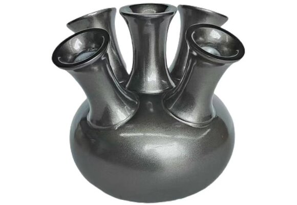 Toetervaas | Smoke grijs - D22 H24