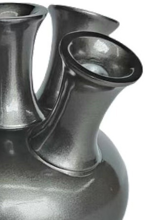 Toetervaas | Smoke grijs - D22 H24