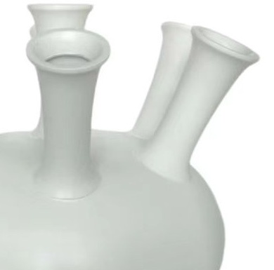 Trompetvaas | Mat Wit - D40 H38