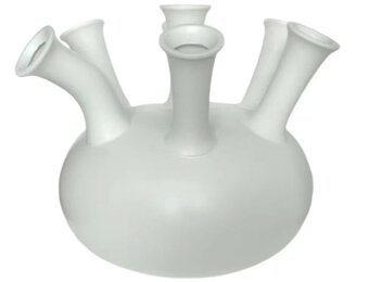 Trompetvaas | Mat Wit - D40 H38