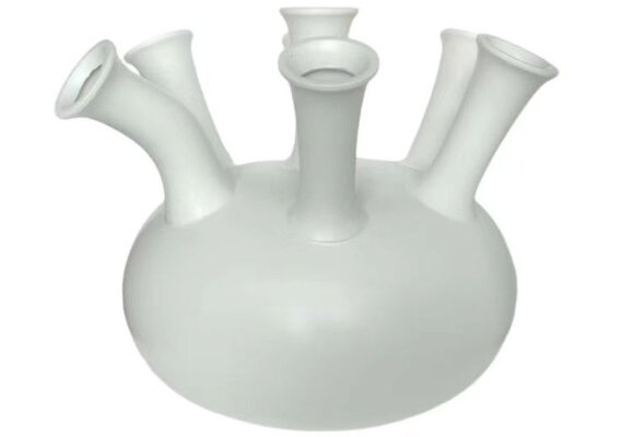 Trompetvaas | Mat Wit - D40 H38