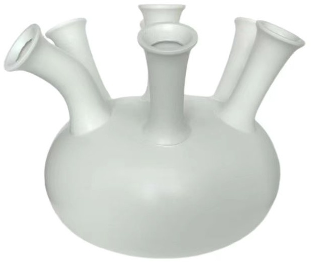 Trompetvaas | Mat Wit - D40 H38