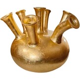 Trompetvaas | Goud Bladzilver - D40 H38