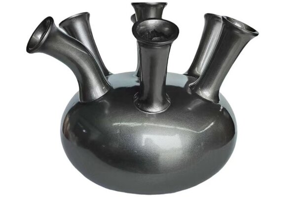 Trompetvaas | Smoke Grijs  - D40 H38