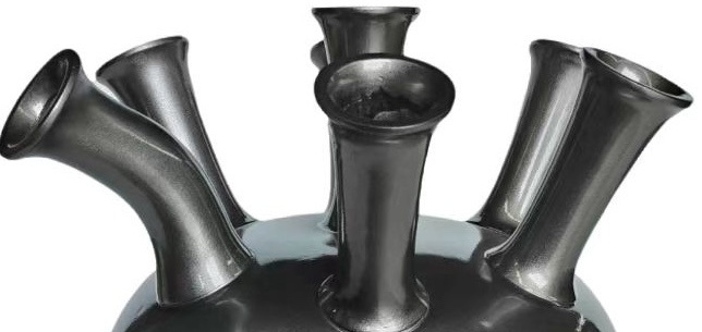 Trompetvaas | Smoke Grijs  - D40 H38