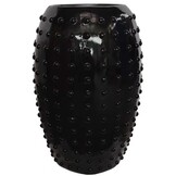 Pot 'Dots' | Glossy Zwart