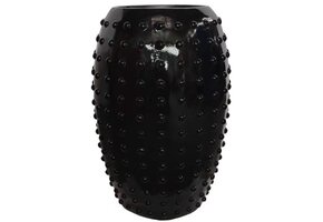 Pot 'Dots' | Glossy Zwart