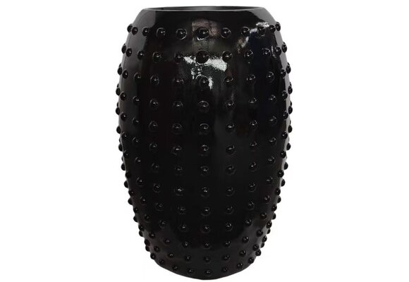 Pot 'Dots' | Glossy Zwart